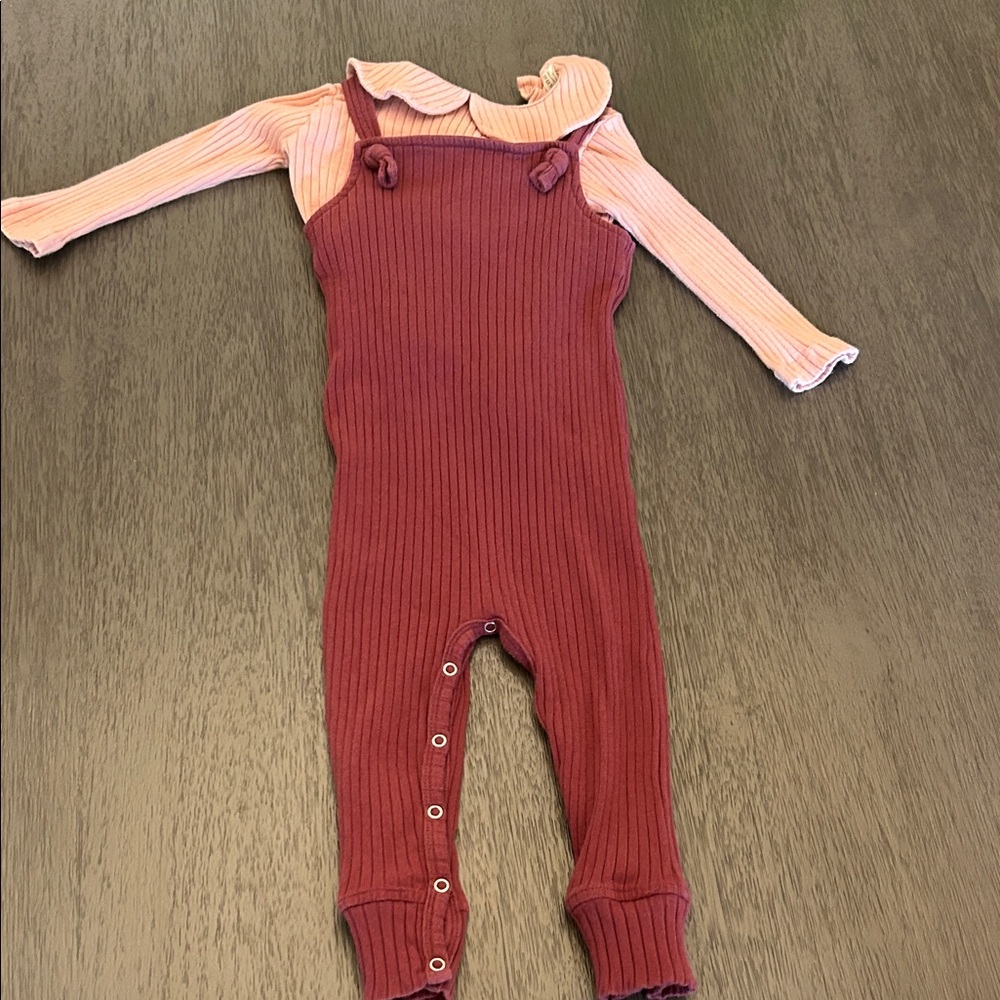 Kate Quinn Blush and Burgundy Kids Set